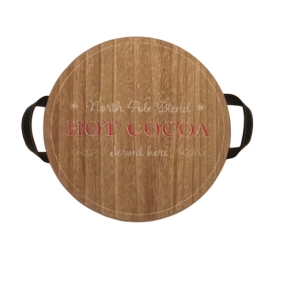North Pole Blend Hot Cocoa Round Tray - Picture 1 of 3